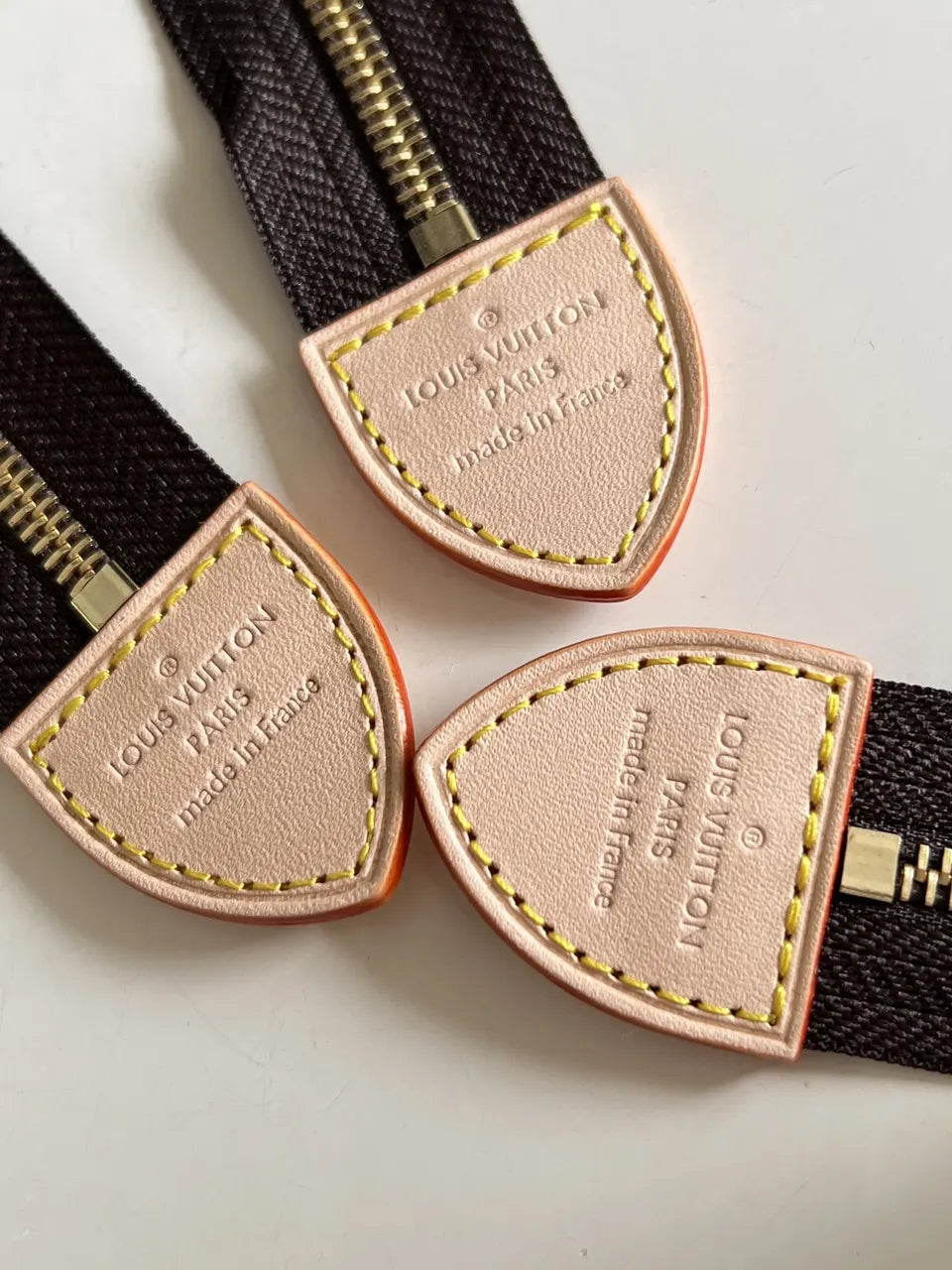 Brown Monogram LV Zip Pull