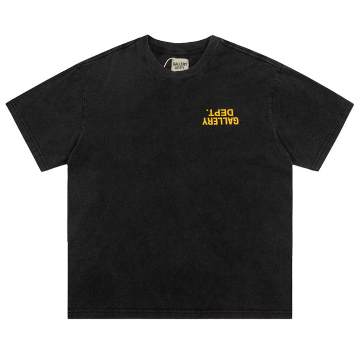 Gallery Dept. Upside Down Gold Letter Logo Print Short Sleeve