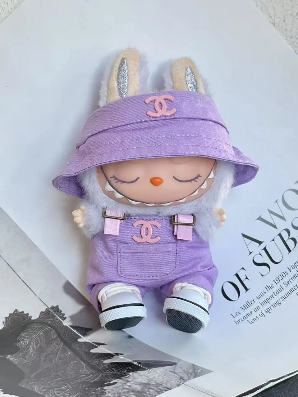 Dior Grey Bunny Plush - Hình 8