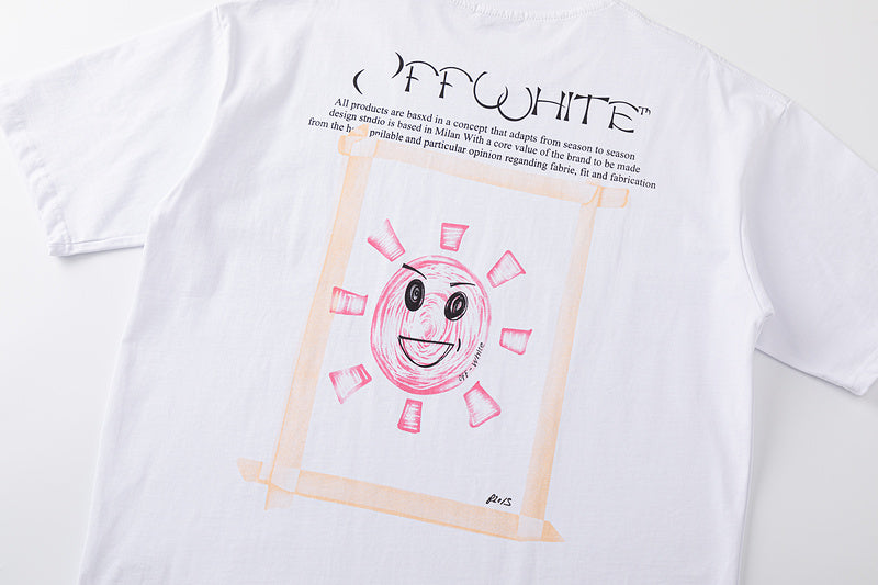 OFF WHITE Sun Moon Skate T-shirt