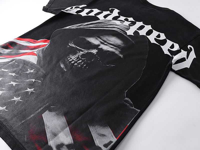 GODSPEED  Men's Black L.O.T.F Crew Neck T-Shirt