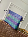 Louis Vuitton Striped Monogram Pouch