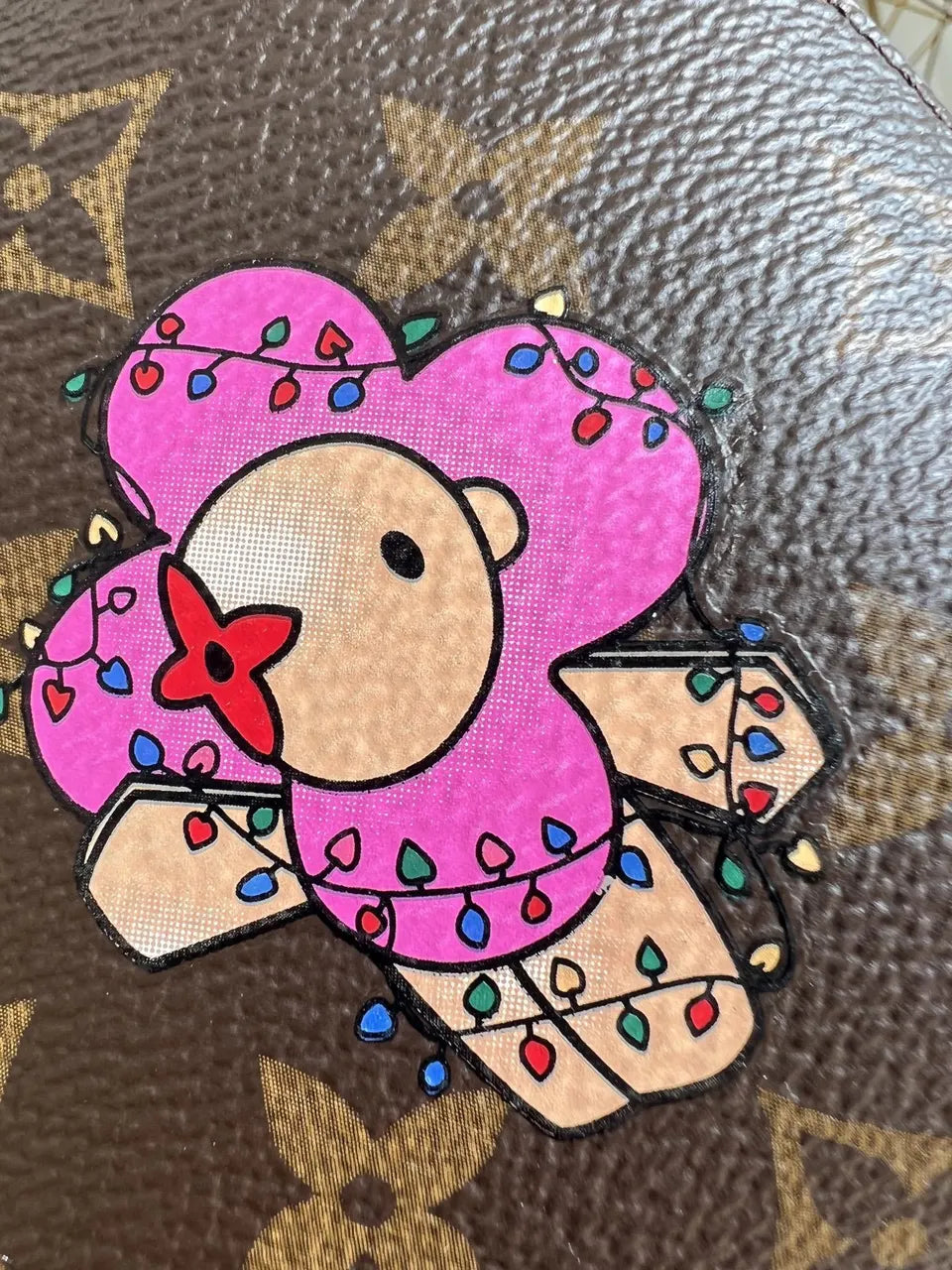 LV Monogram Teddy Bear Pouch
