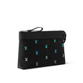 Louis Vuitton Black Denim Pouch monogram