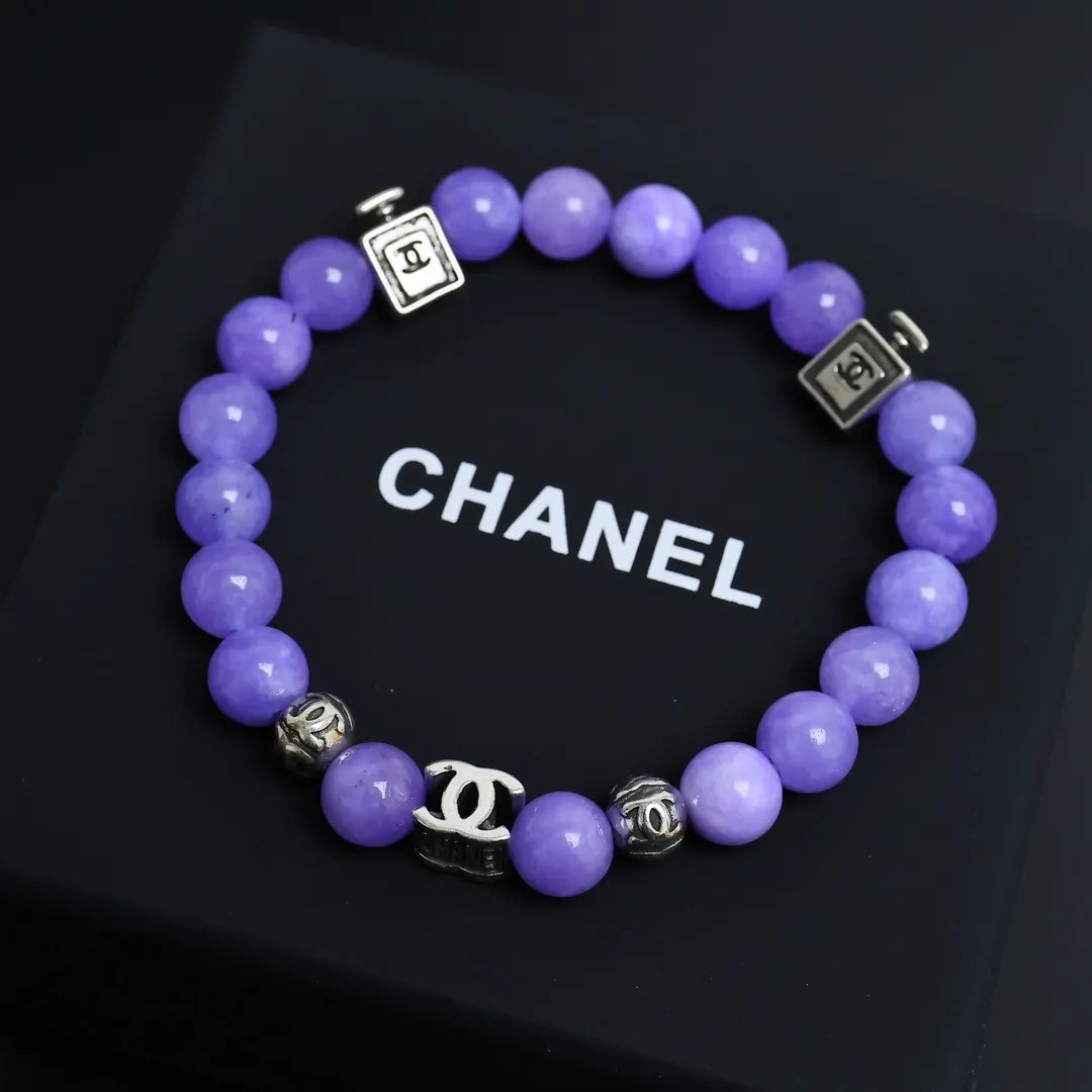 Premium Beaded Bracelet with Designer Charm