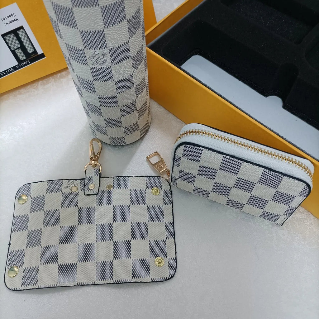 set limited Louis Vuitton Damier Azur Bottle - Hình 3