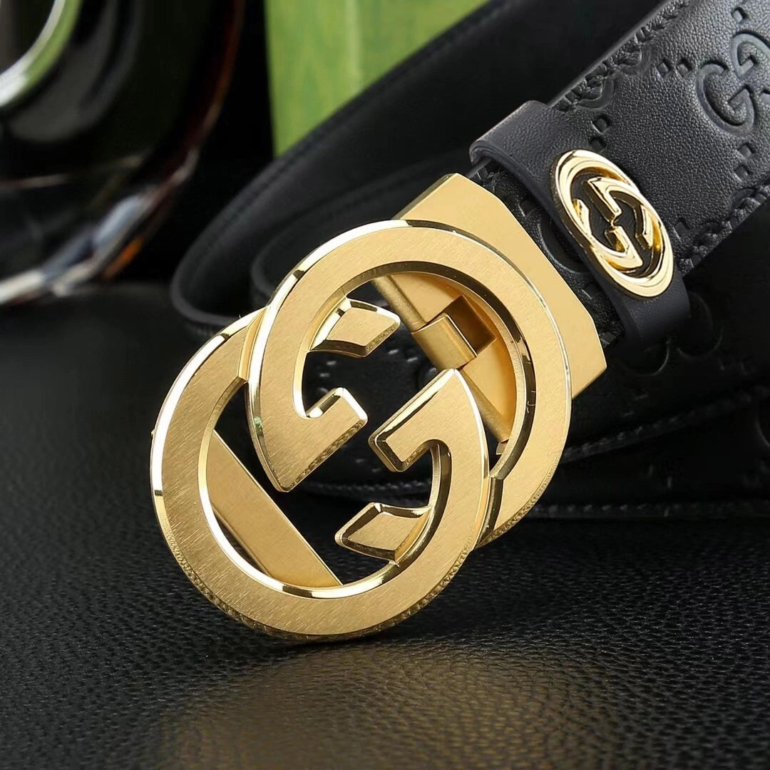 Gucci Inspired Premium Leather Belt - Hình 4