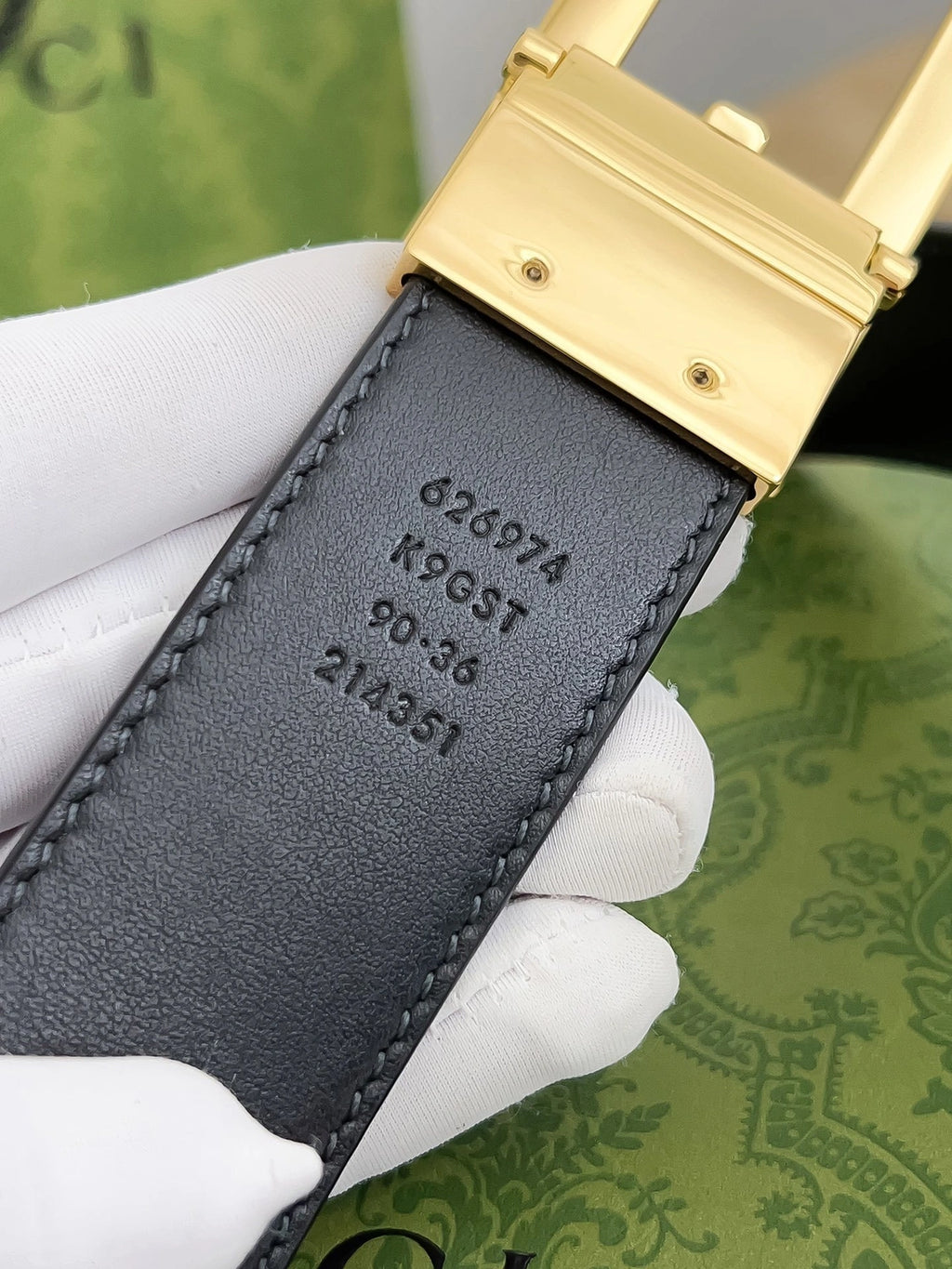Bottega Veneta Premium Quality Black Woven Leather Belt - Hình 5