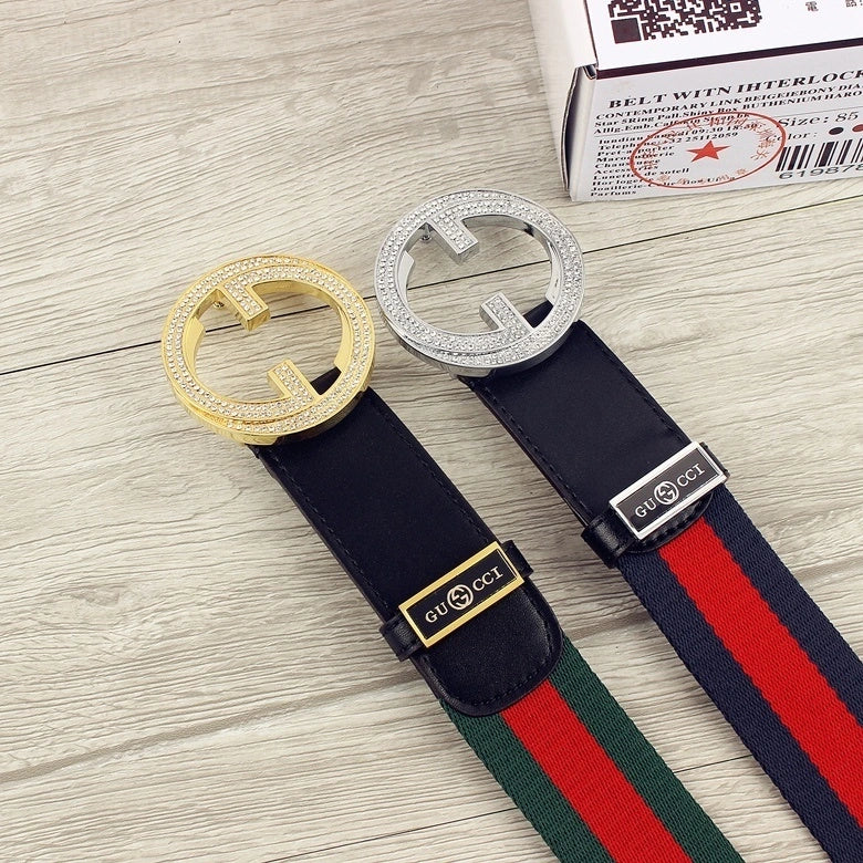 Gucci Premium Belt with Iconic Logo Buckle - Hình 4