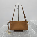 shoulder Alaïa Brown Suede Bag