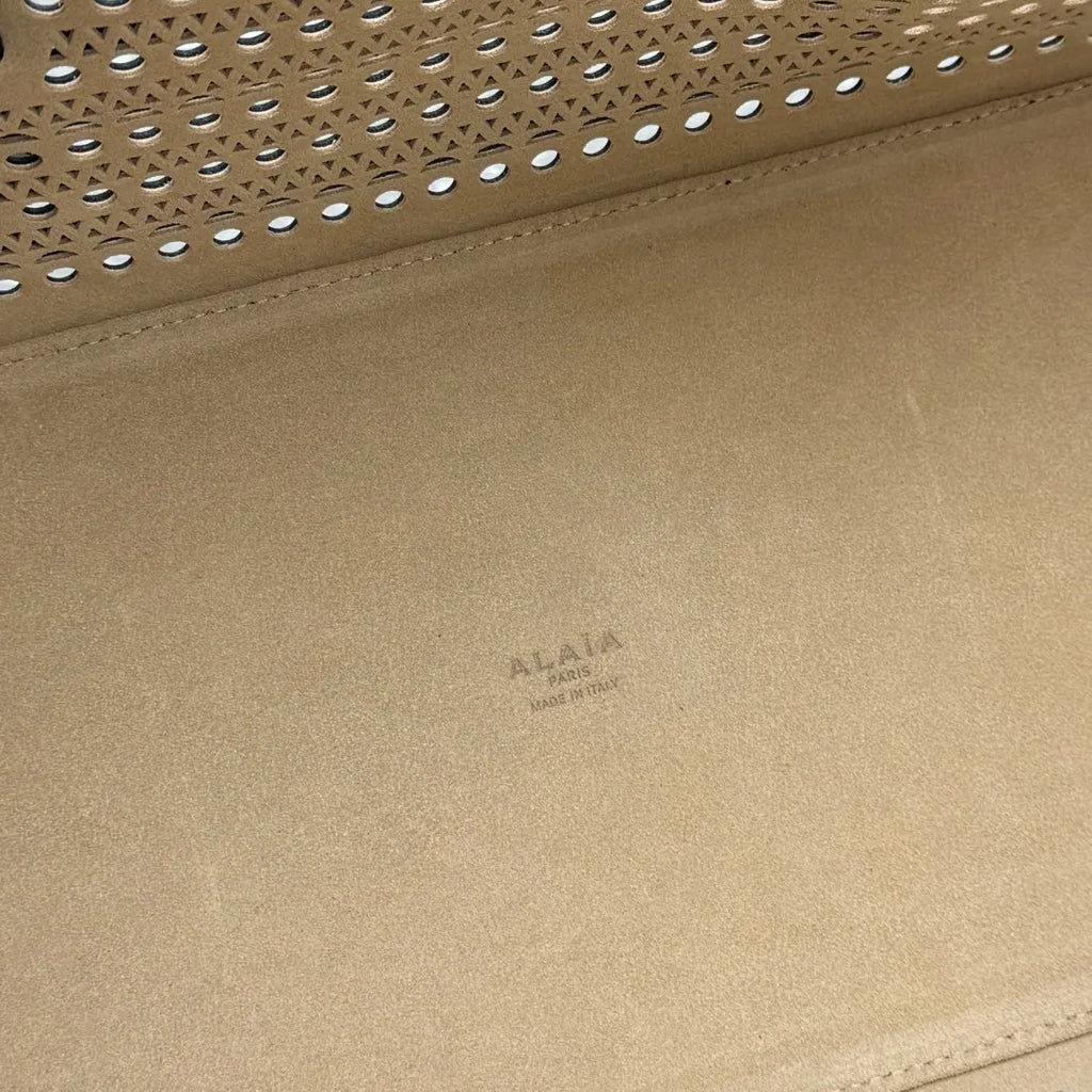 vienne Alaïa Black Laser-Cut Tote - Hình 3