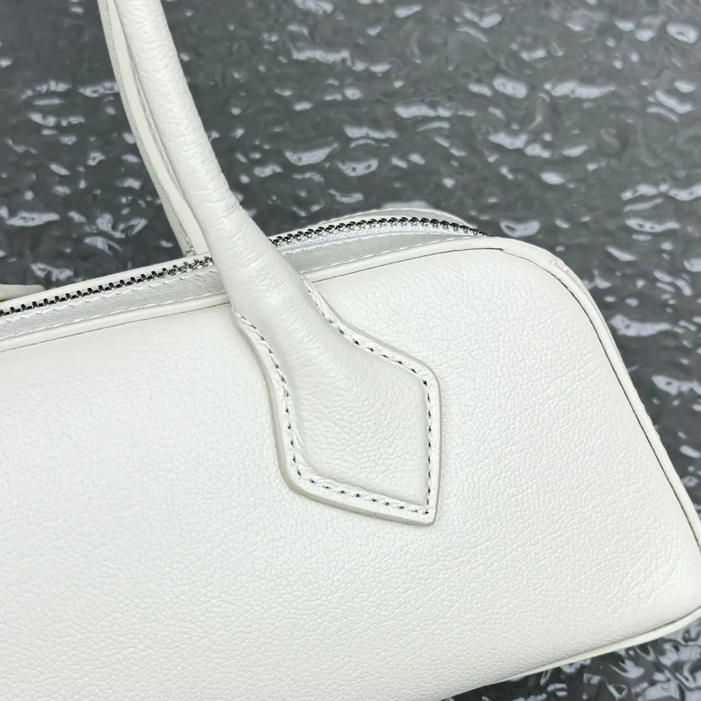 Alaïa Small White Bag - Hình 2