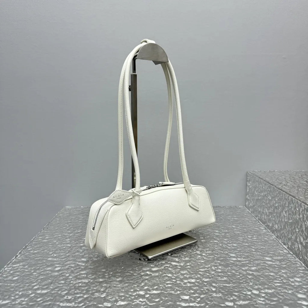 Alaïa Small White Bag - Hình 4