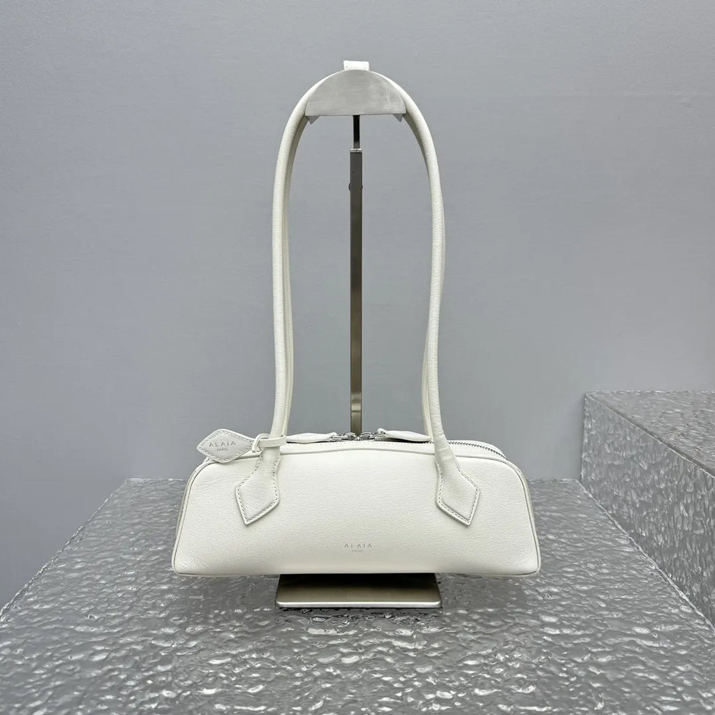 Alaïa Small White Bag - Hình 3