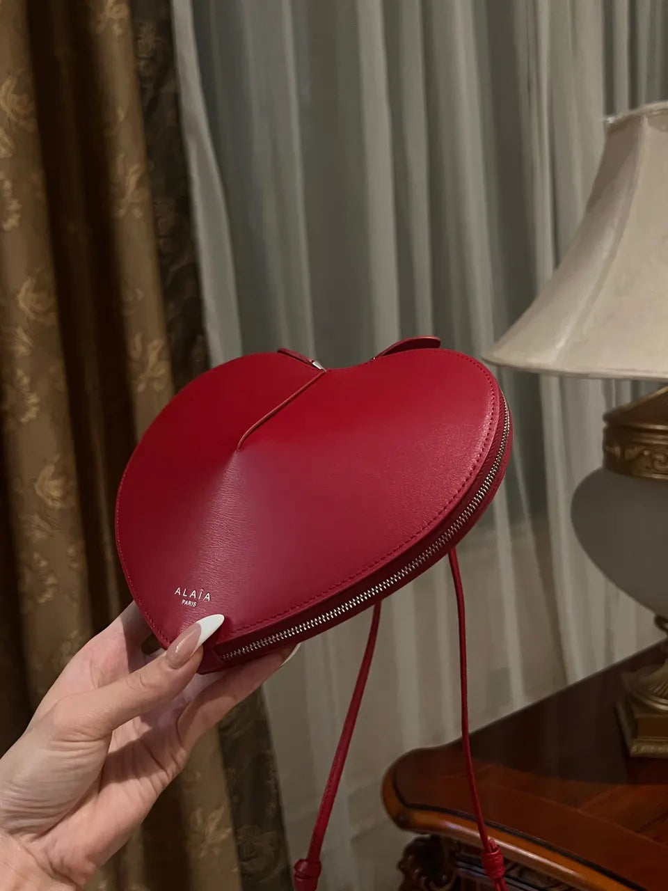Alaïa Red Heart Bag
