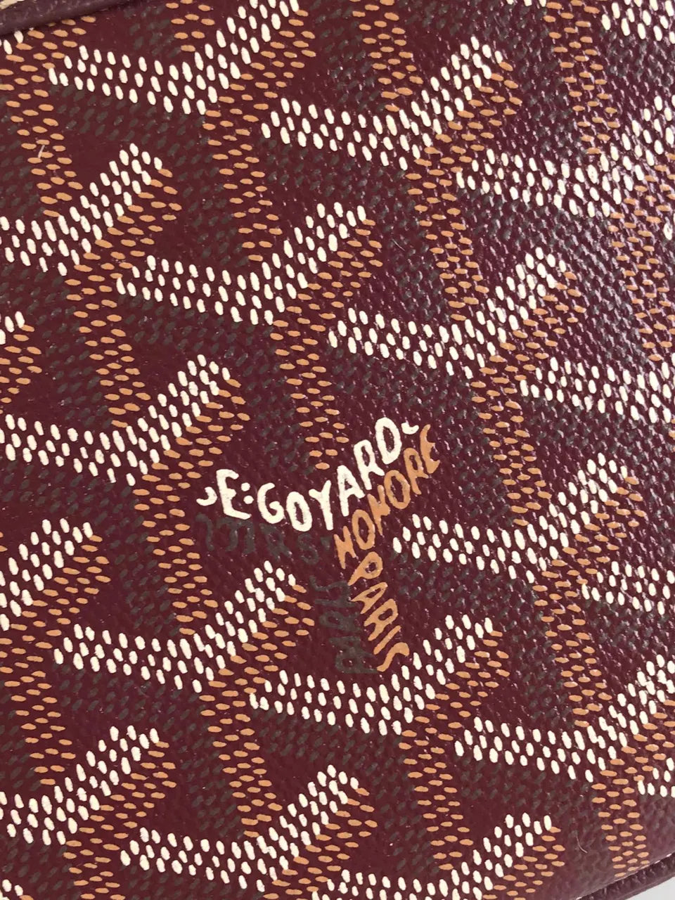 Goyard Plum Half Moon Bag - Hình 7