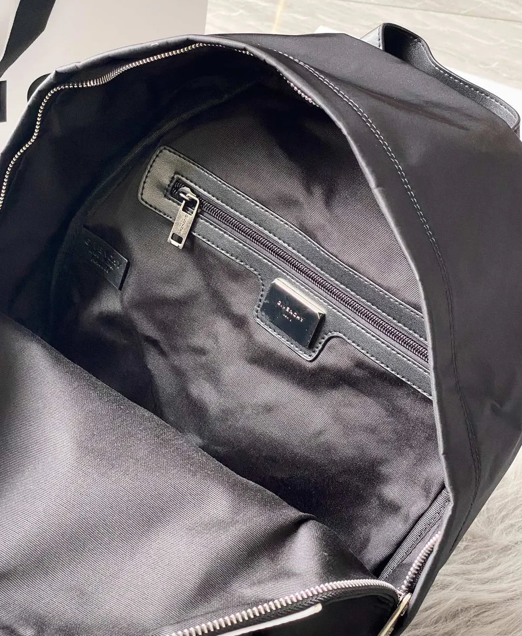 Givenchy Logo Backpack - Hình 6