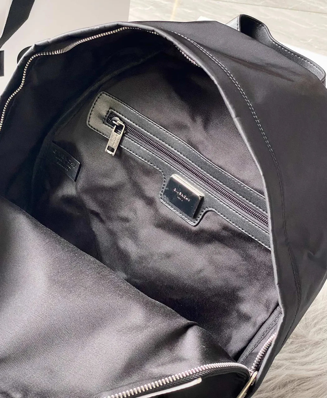 Givenchy Logo Backpack - Hình 6