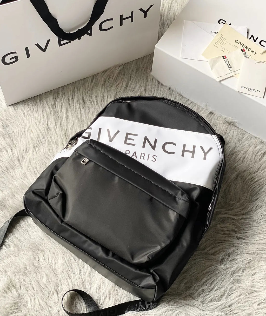 Givenchy Logo Backpack - Hình 2