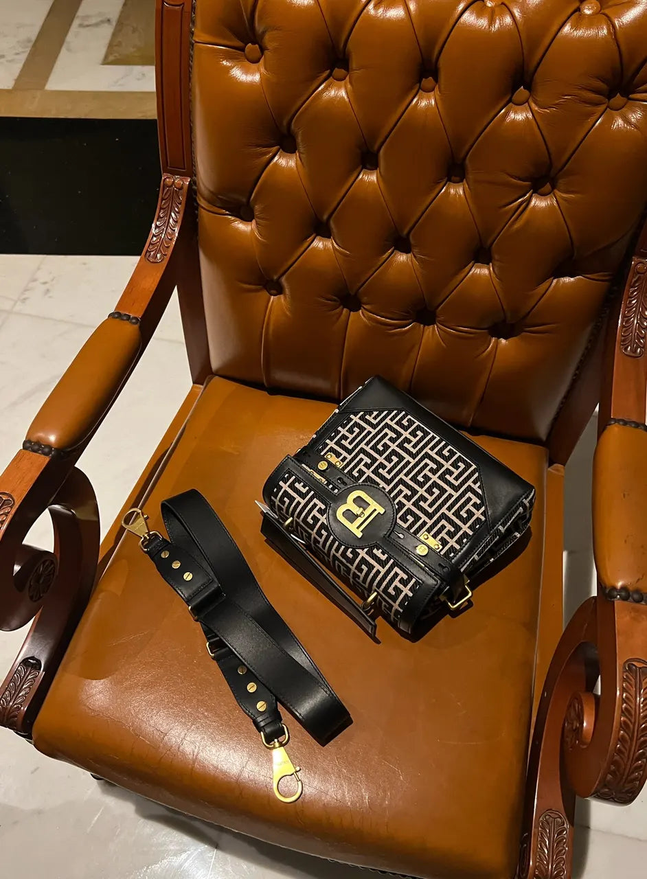 Balmain Labyrinth B-Buzz Bag - Hình 4