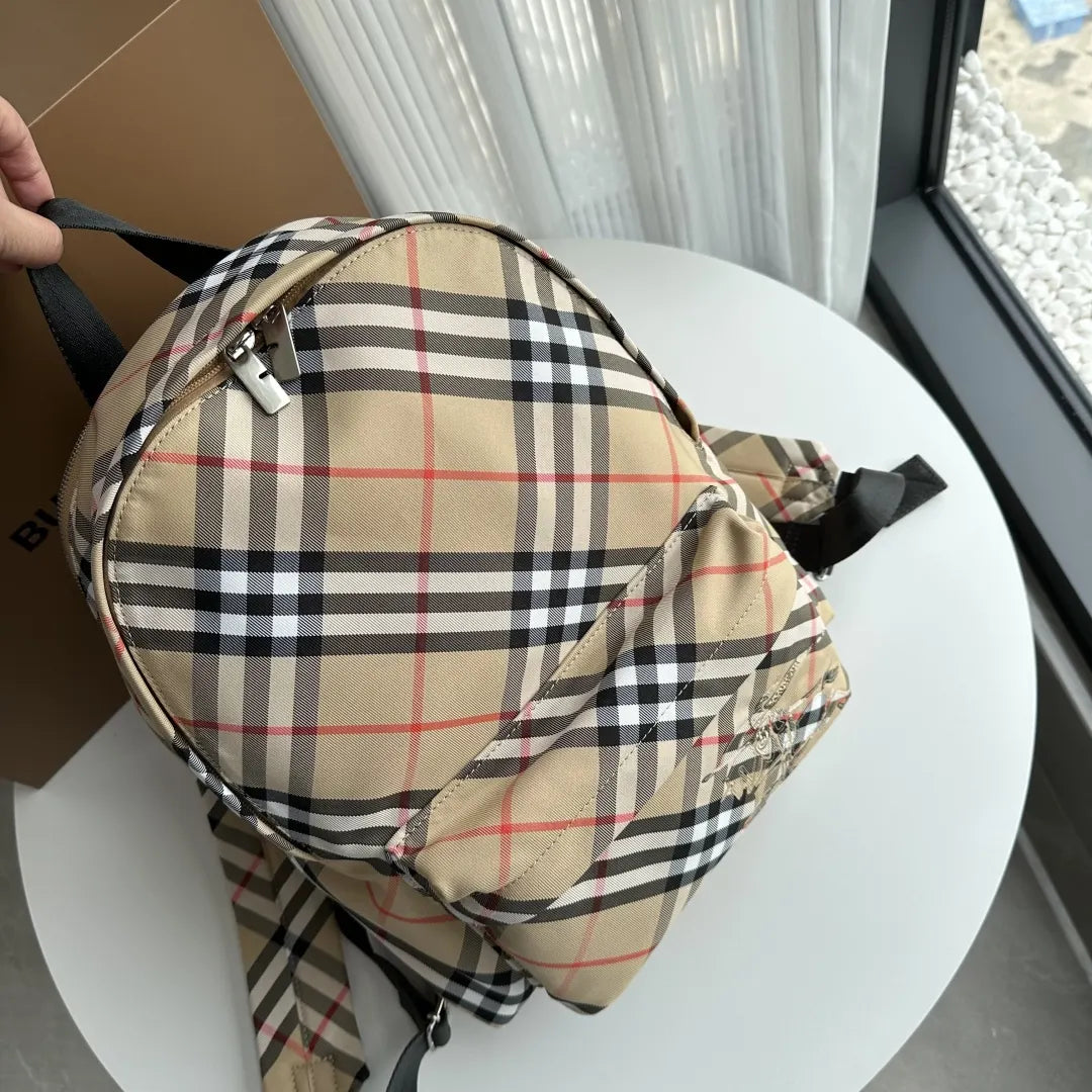 classic Burberry Check Backpack