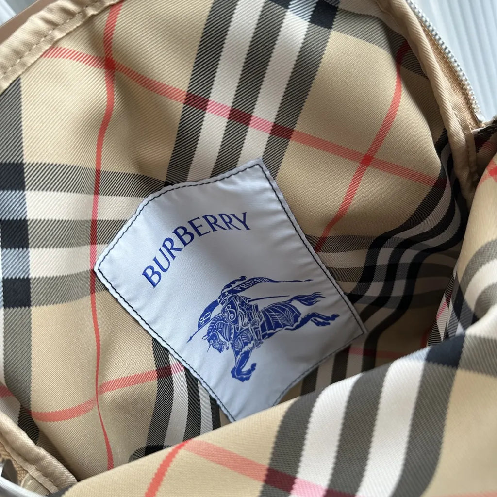 classic Burberry Check Backpack - Hình 5