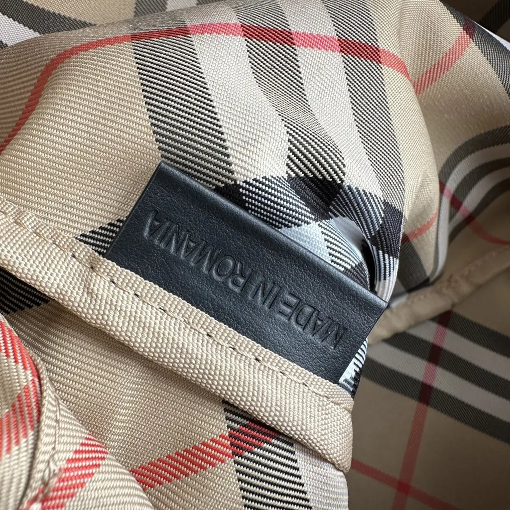 classic Burberry Check Backpack - Hình 6