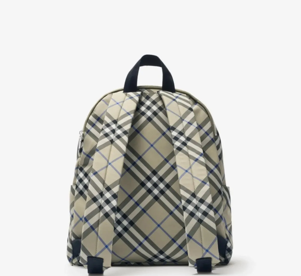 Burberry Beige Check Archive Backpack - Hình 2