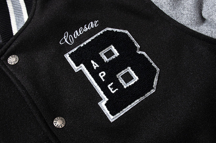 BAPE Baseball Embroidered stars Jacket