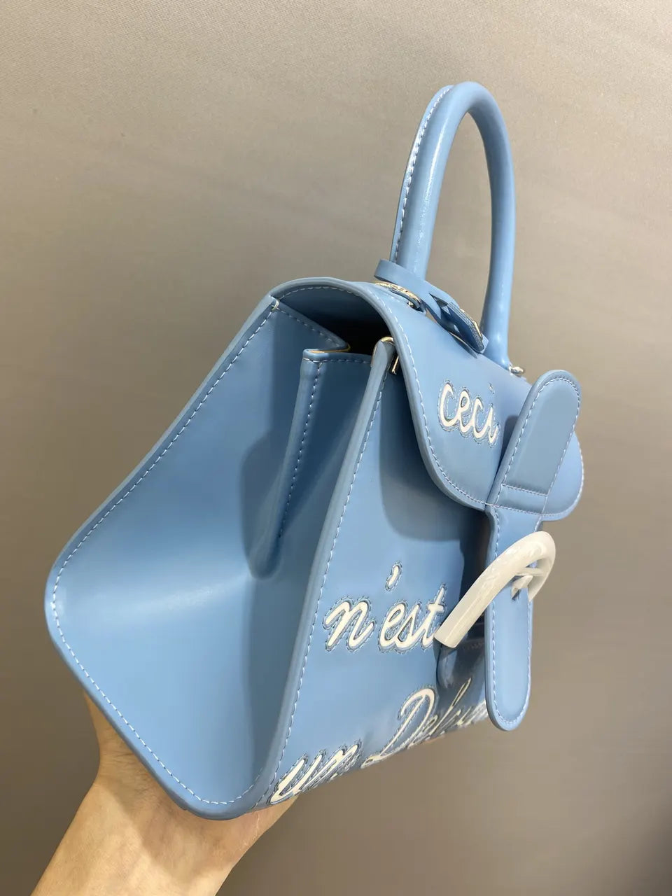 Delvaux Baby Blue Brillant - Hình 3