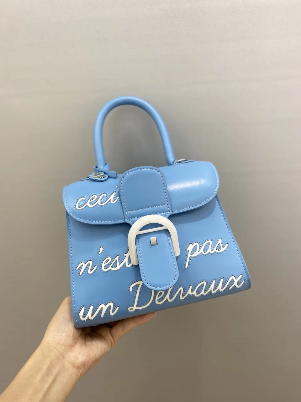 Delvaux Baby Blue Brillant