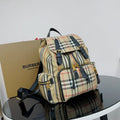 Burberry Check Drawstring Backpack