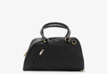 Burberry Black Grain Leather Bowler Bag