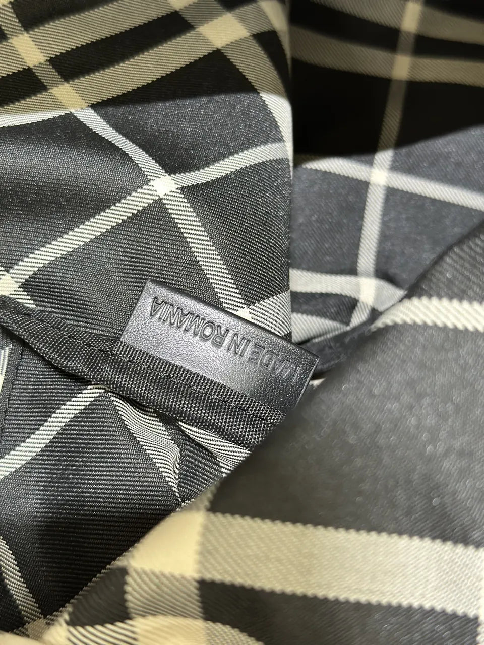 Burberry Check Nylon Backpack - Hình 7