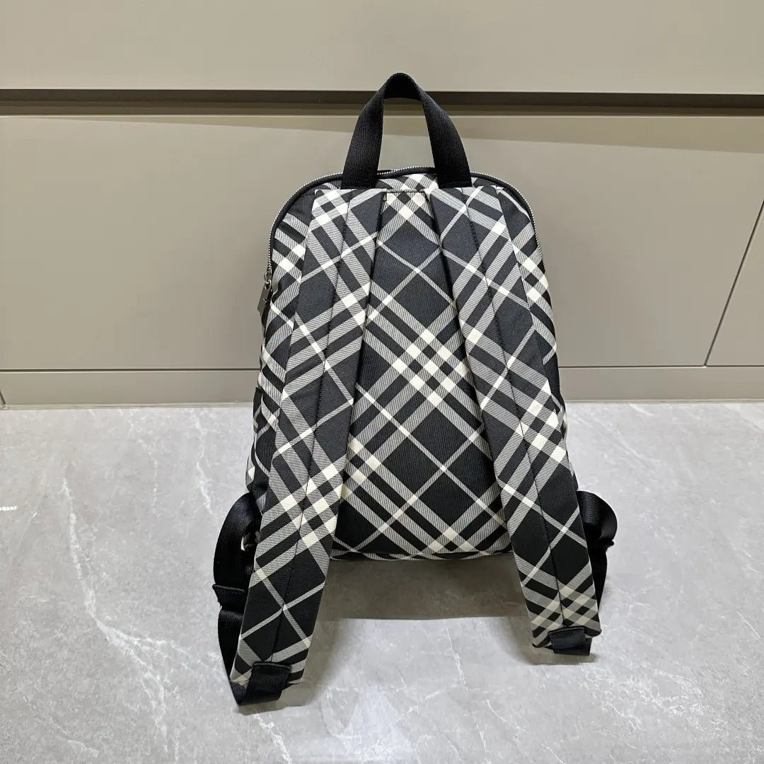Burberry Check Nylon Backpack - Hình 2