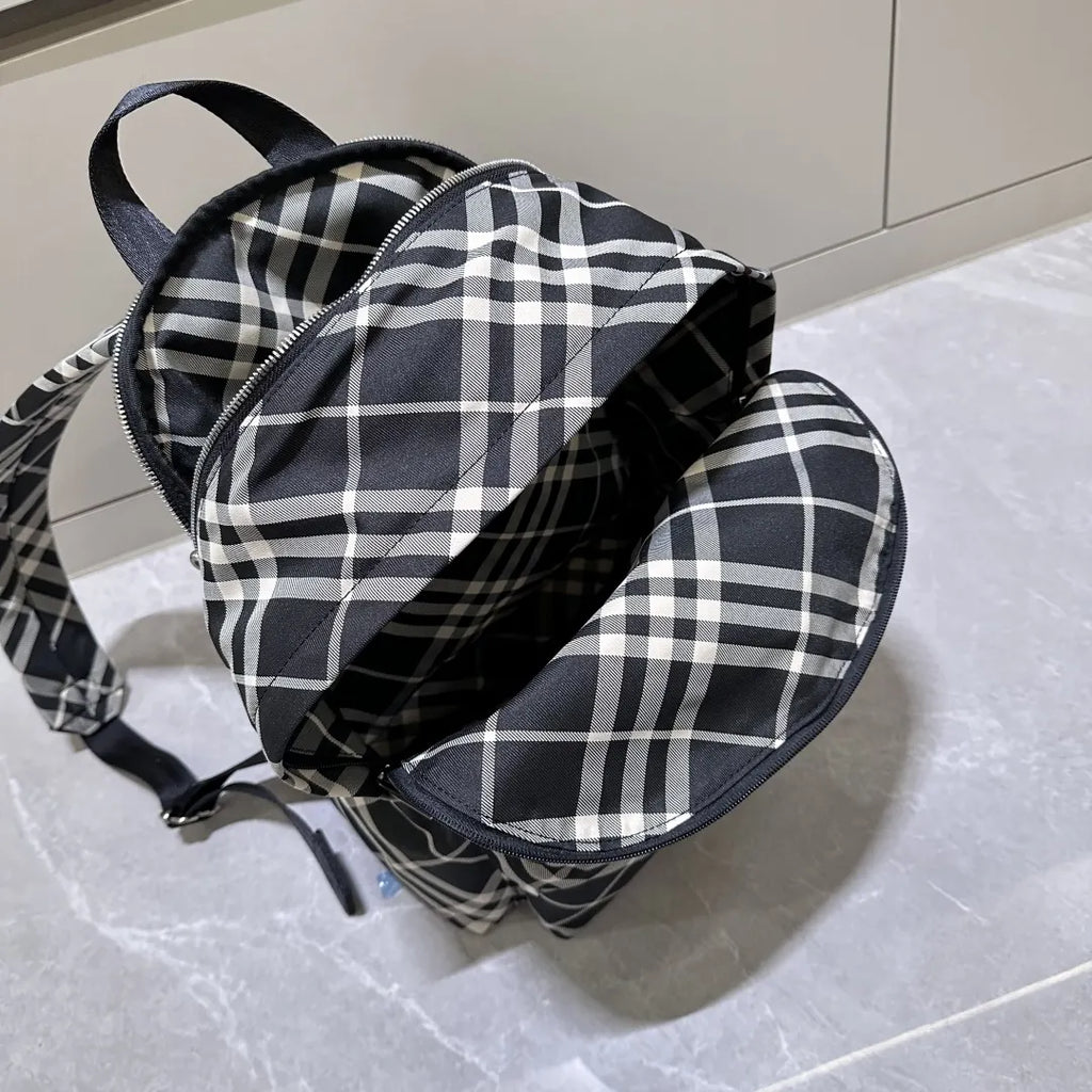 Burberry Check Nylon Backpack - Hình 5