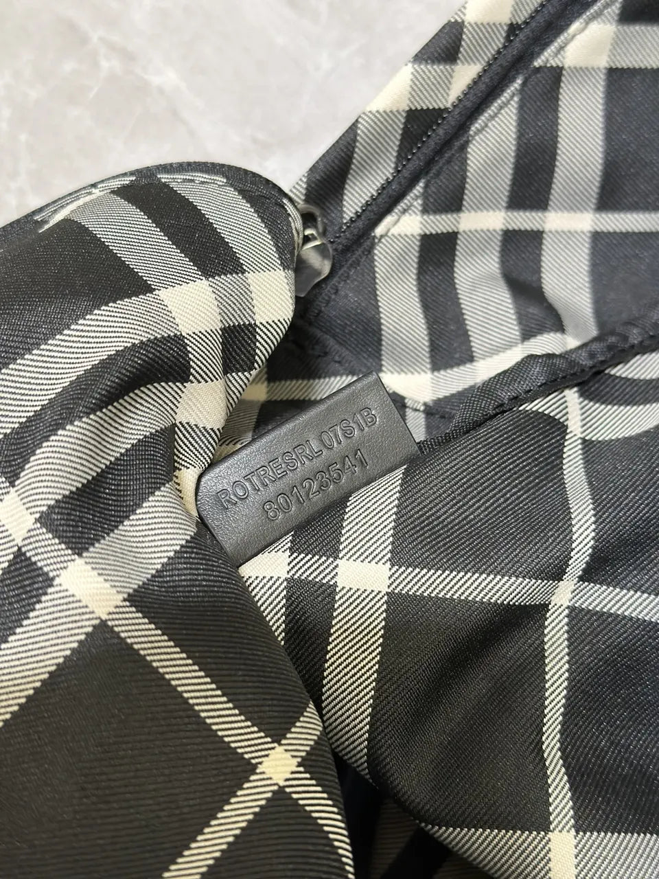 Burberry Check Nylon Backpack - Hình 8