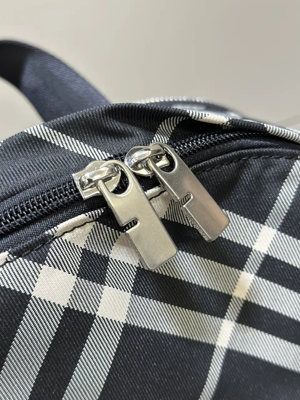 Burberry Check Nylon Backpack - Hình 9