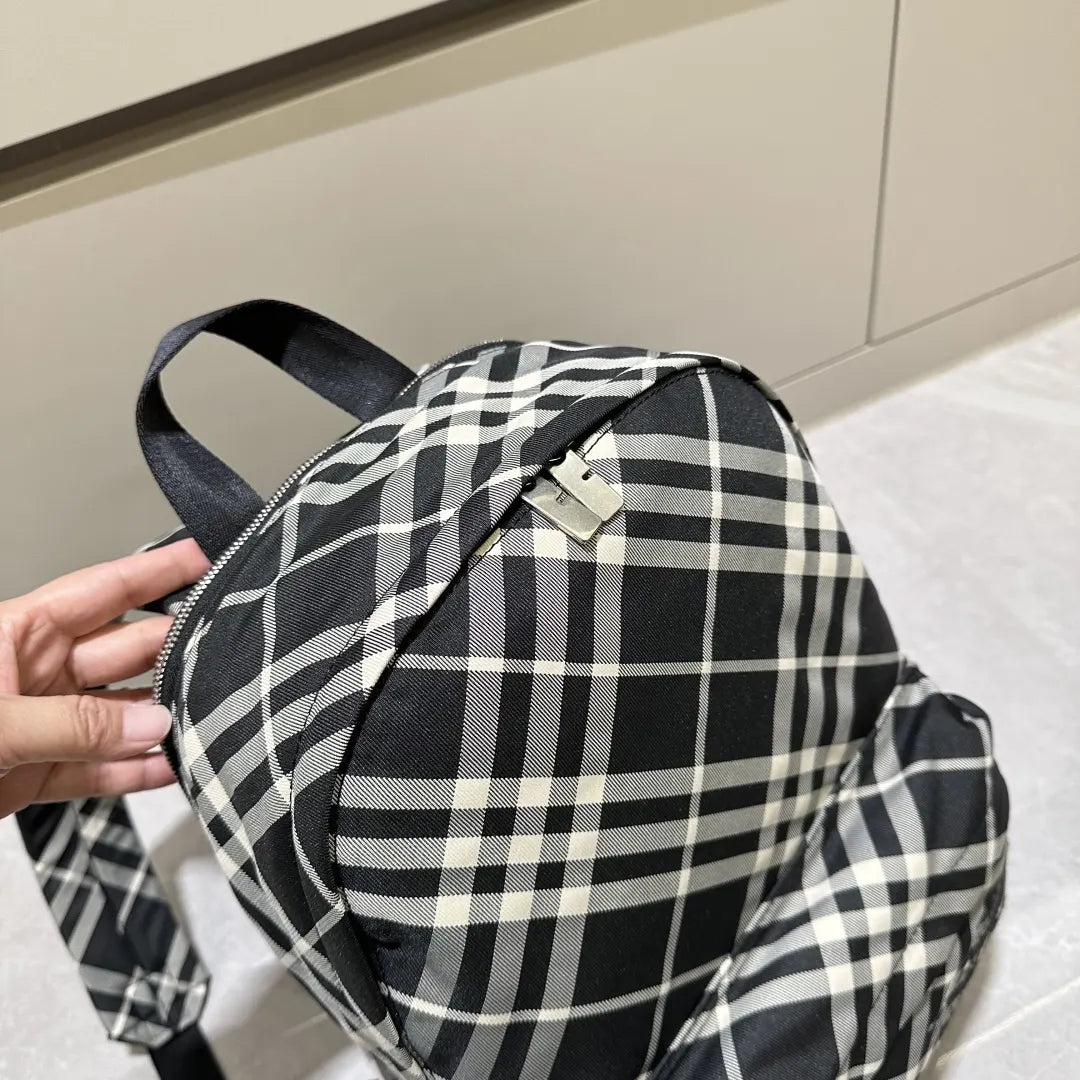 Burberry Check Nylon Backpack - Hình 4