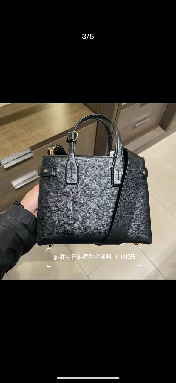 Valentino Black Mini Satchel - Hình 4