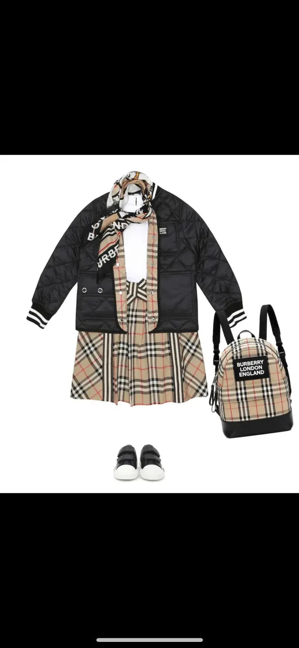 Burberry Check Backpack - Hình 7