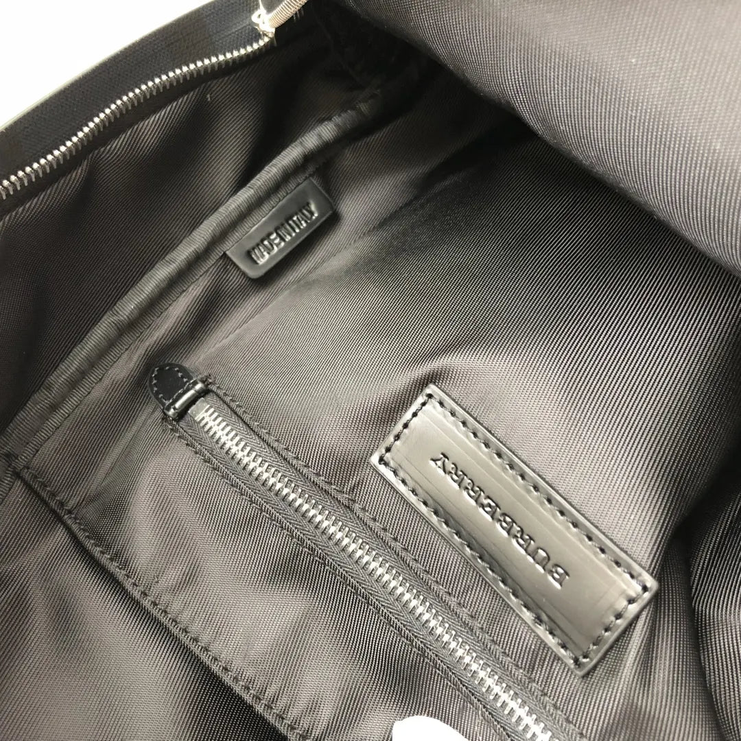 Burberry Blue Check Backpack - Hình 7