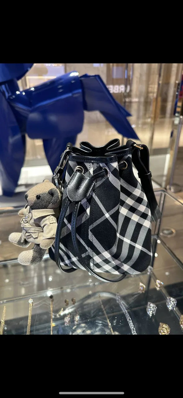 Burberry Check Bucket Bag