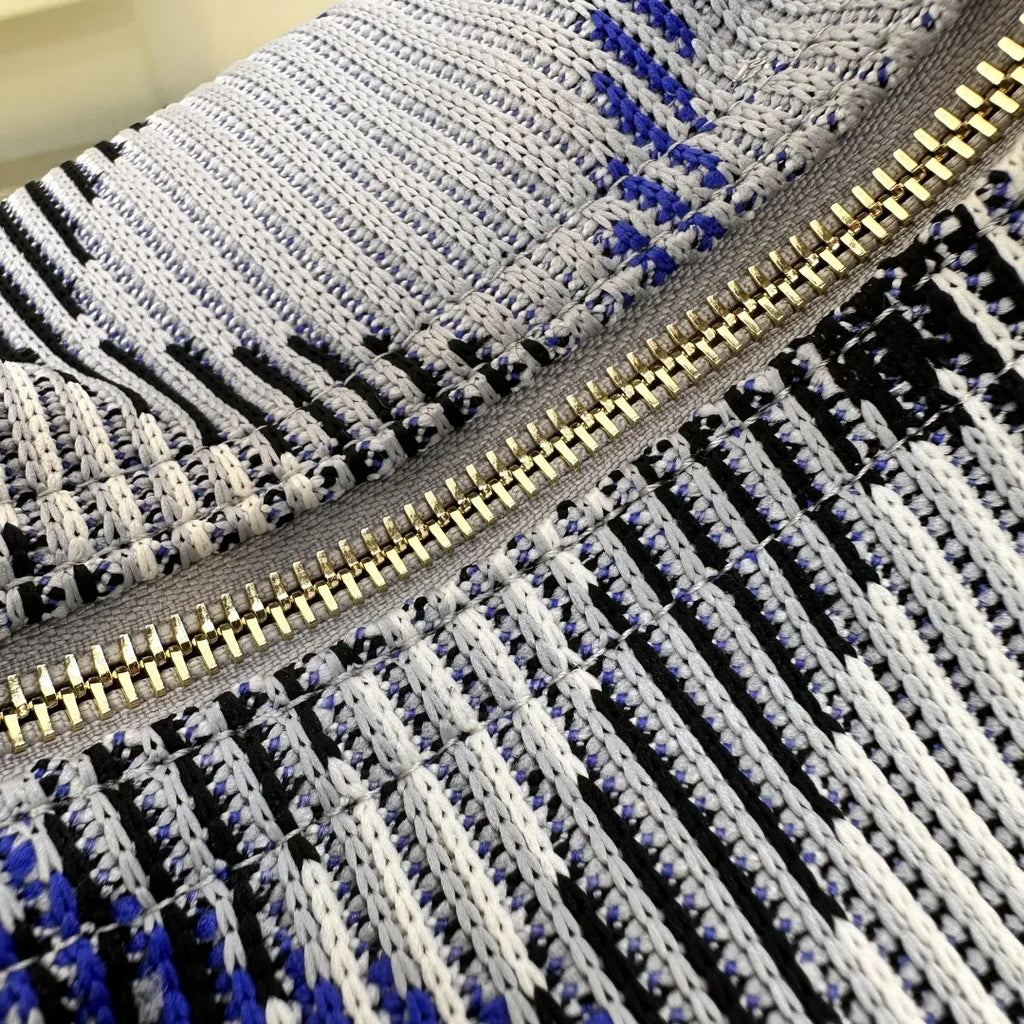 Burberry Blue Check Bag - Hình 5