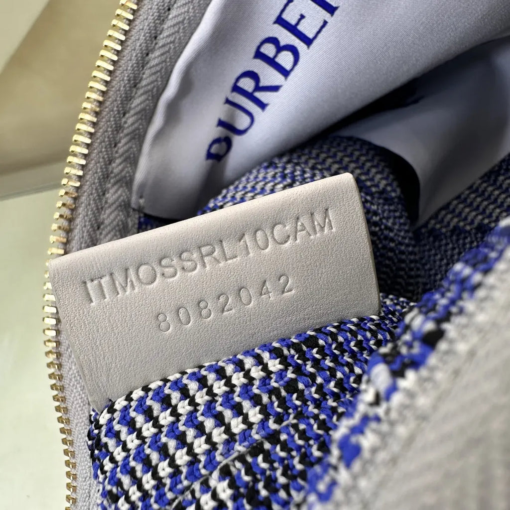 Burberry Blue Check Bag - Hình 7