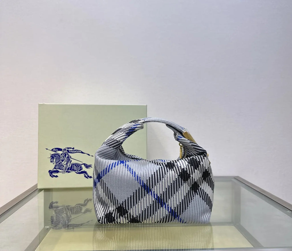 Burberry Blue Check Bag