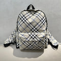 Burberry Beige Check Backpack