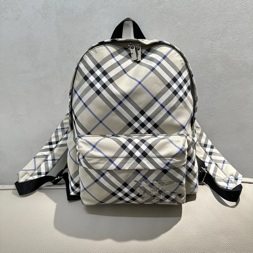 Burberry Beige Check Backpack