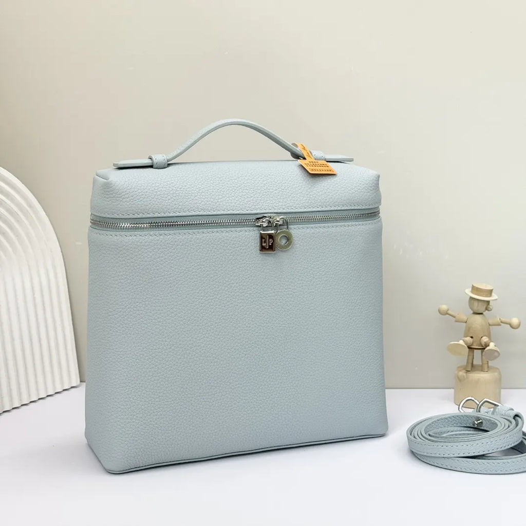 Loro Piana Sky Blue Vanity leather - Hình 2