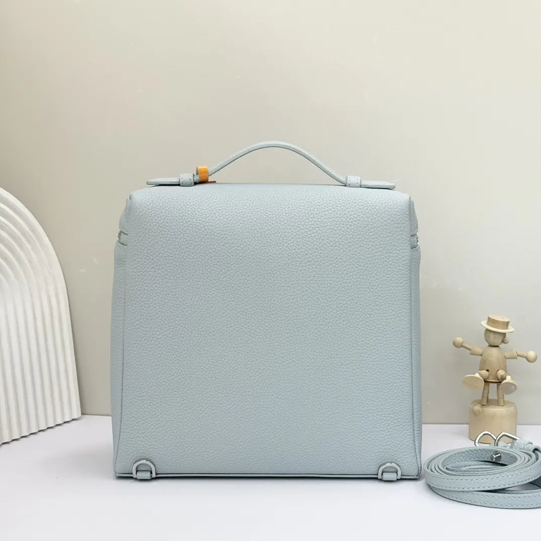 Loro Piana Sky Blue Vanity leather - Hình 3